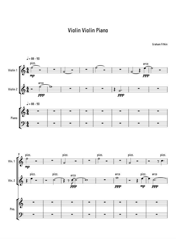 Violin Violin Piano